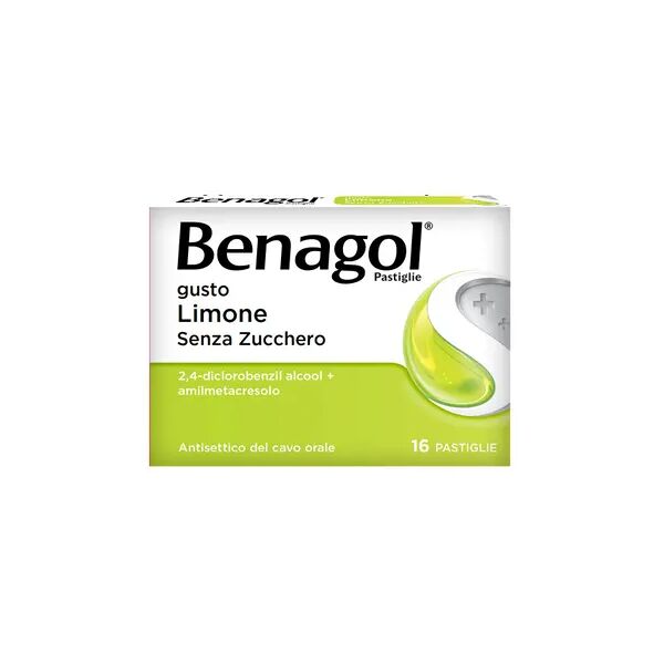 reckitt benckiser h.(it.) spa benagol aroma limone senza zucchero 16 pastiglie