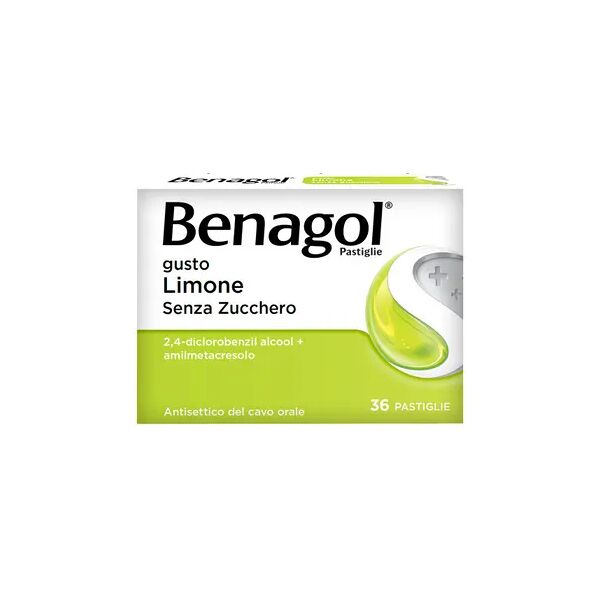 reckitt benckiser h.(it.) spa benagol limone senza zucchero 36 pastiglie