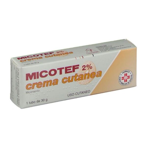 teofarma srl micotef  2% crema dermatologica 30g