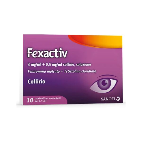 opella healthcare italy srl fexactiv collirio 10 flaconcini 0,5ml