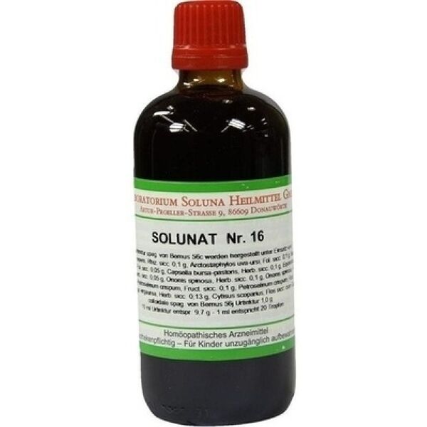 soluna italia srl solunat 16 gocce rimedio omeopatico  50ml