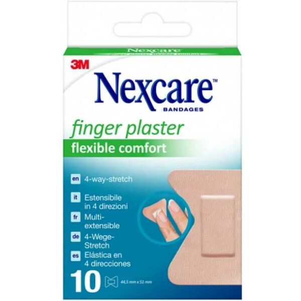 nexcare finger plaster flexible comfort 3m 10 cerotti 44,5x51cm