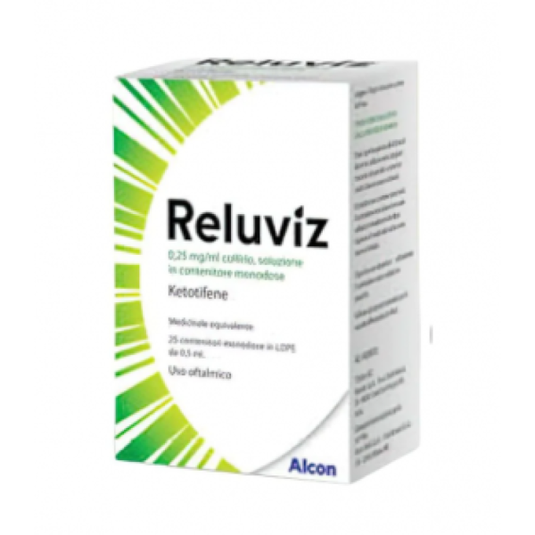 genetic spa reluviz collirio monodose 25 fiale da 0,5ml