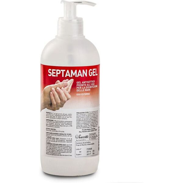 nuova farmec srl septaman gel disinf 500ml 20pz