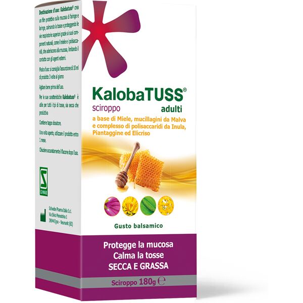 schwabe pharma italia srl kalobatuss sciroppo adulti 180g