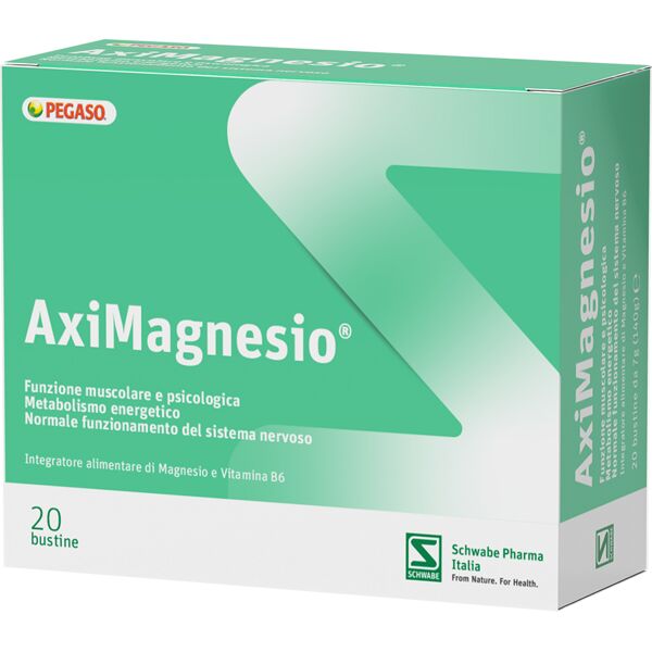 schwabe pharma italia srl aximagnesio 20 bustine