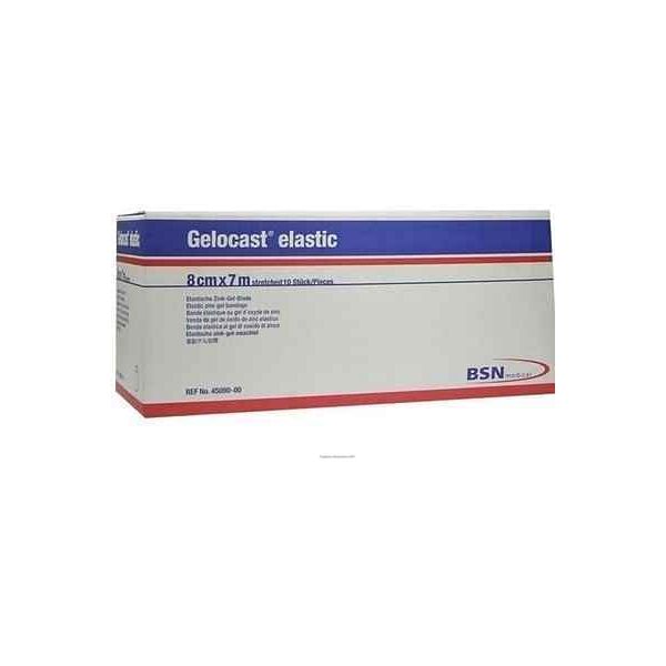 bsn medical benda monoestensibile elastica gelocast gel di ossido di zinco 700 x 8 cm 10 pezzi