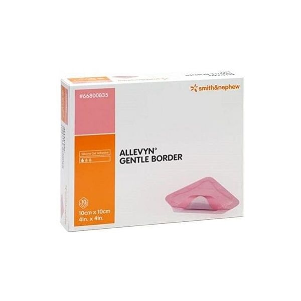 smith & nephew srl medicazione allevyn gentle border 10 cm x 10 cm 10 pezzi