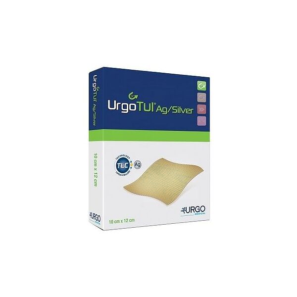 urgo medical italia srl medicazione sterile urgotul ag/silver 15x15 cm 5 pezzi