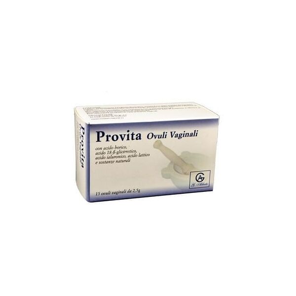 abbate a&v pharma srl provita 15 ovuli vaginali 2,5 g