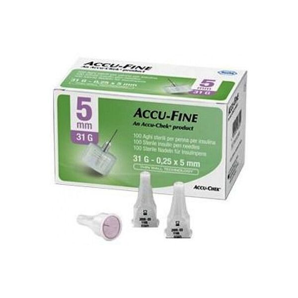 roche diabetes care italy spa ago per penna da insulina accu fine pen needle accu chek gauge 31 x 5mm 100 pezzi