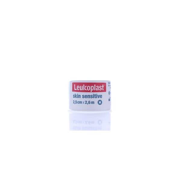 essity italy spa leukoplast skin sensitive cerotto su rocchetto con massa adesiva in silicone m2,6 x 2,5cm 12 pezzi