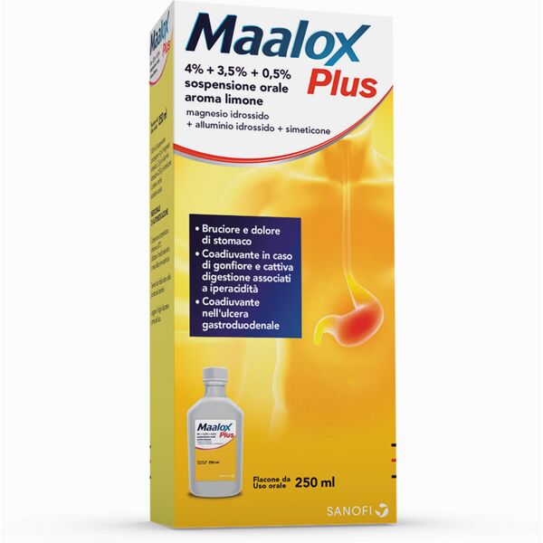 opella healthcare italy srl maalox plus sospensione orale 250ml