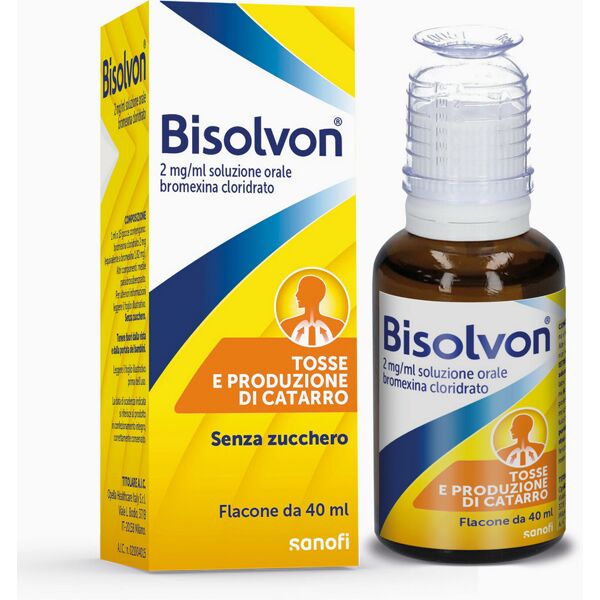 opella healthcare italy srl bisolvon soluzione orale flacone 40ml 2mg/ml