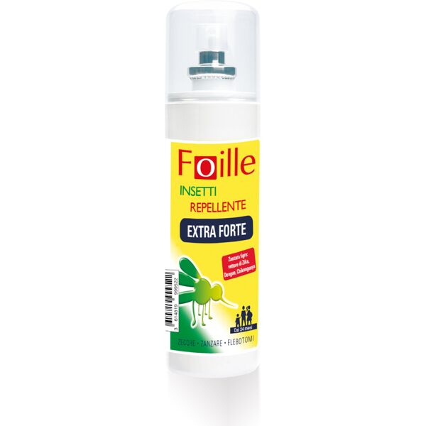 cooper consumer health it srl foille insetti repellente extra forte deet 50%, spray anti zanzare, zecche e flebotomi 100ml