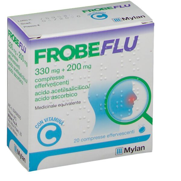 viatris ch frobenflu 20 compresse effervescenti mylan