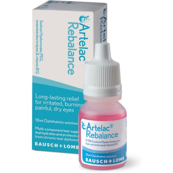 bausch & lomb artelac rebalance gocce oculari 10 ml