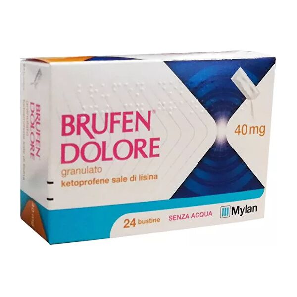 mylan spa brufen dolore 24 bustine 40mg granulato