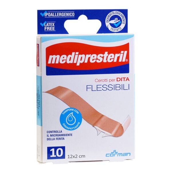 corman spa cerotto medipresteril dita flessibili 10 pezzi