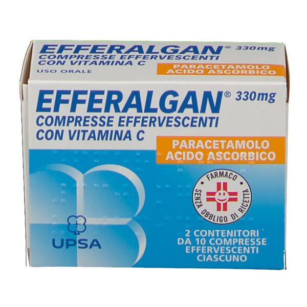 upsa italy srl efferalgan 20 compresse effervescenti 330 + 200 mg