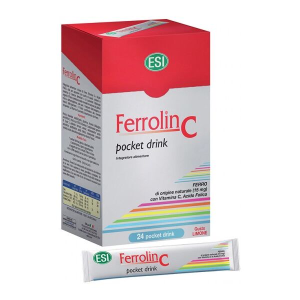 esi srl ferrolin c pocket drink 24bust