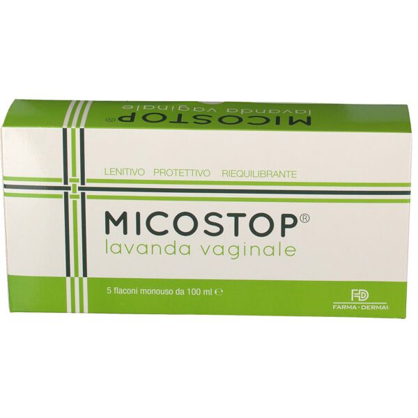 farma-derma srl micostop lavanda vaginale 5 flaconi 100 ml