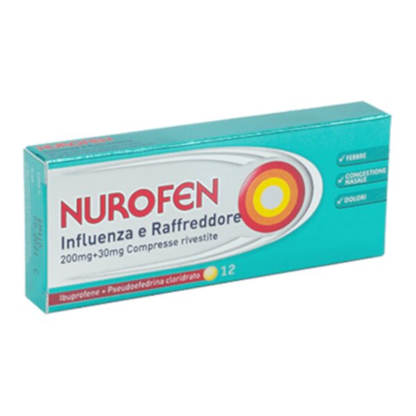 farma 1000 srl nurofen influenza raffreddore 12 compresse f1000