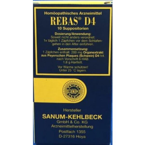 sanum-kehlbeck gmbh & co. kg rebas d4 10 supposte