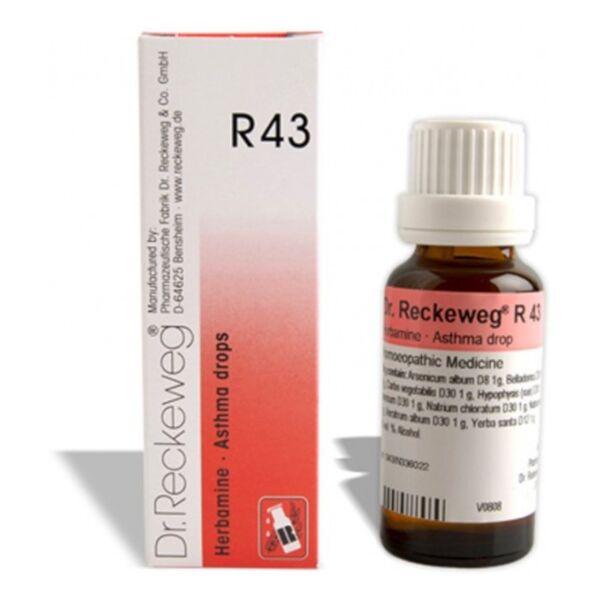 dr.reckeweg & co. gmbh reckeweg r43 gocce 22ml