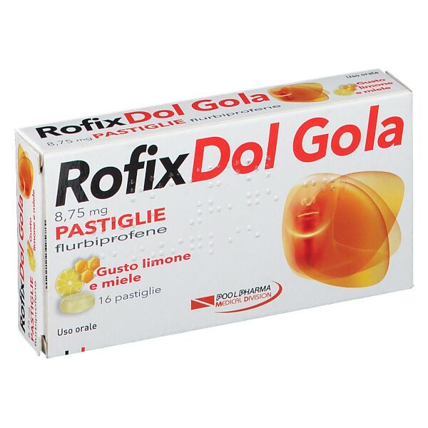 pool pharma srl rofixdol gola 16 pastiglie limone miele