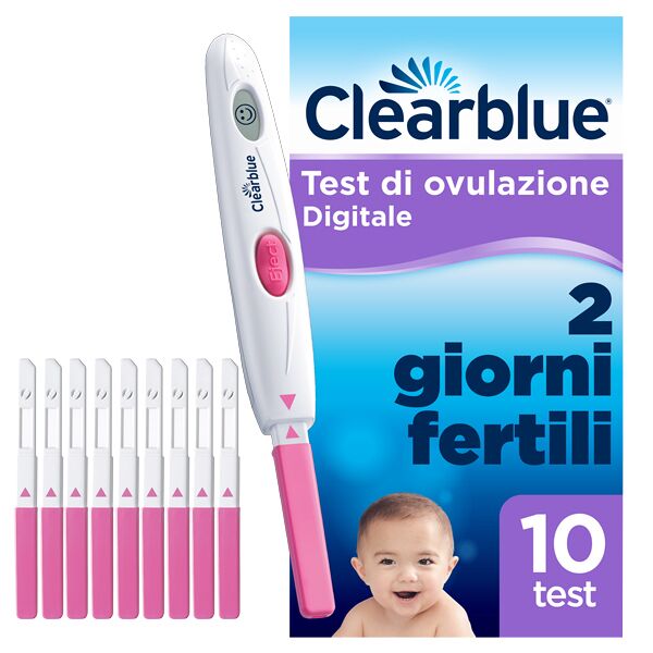 procter & gamble srl clearblue test ovulazione digitale 10 test