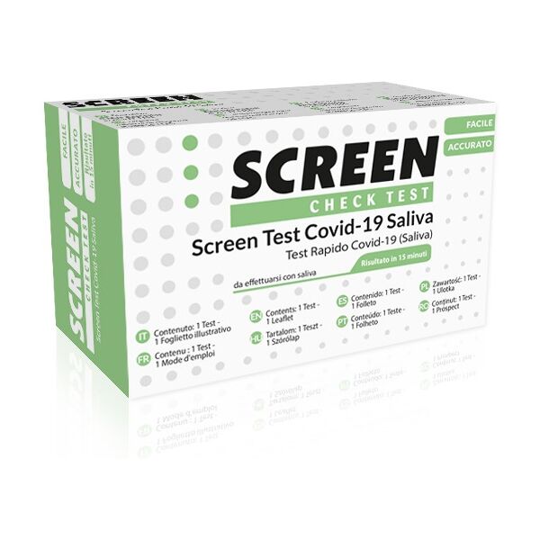 screen italia srl screen check self test covid-19 saliva 1pezzo