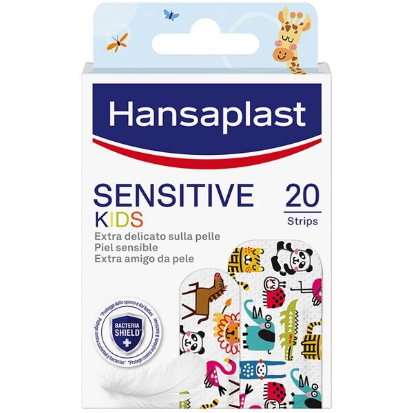 beiersdorf spa hansaplast kids sensitive animals cerotti bambino 20 pezzi assortiti