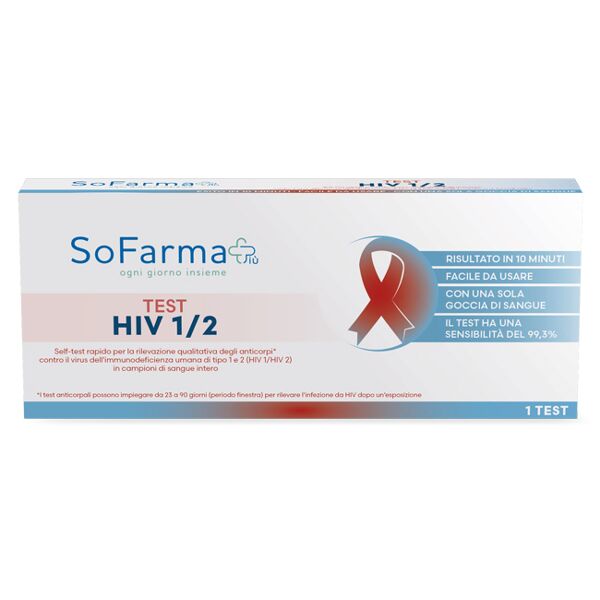 sofarmapiu' sf+ test hiv 1/2 autodiagn