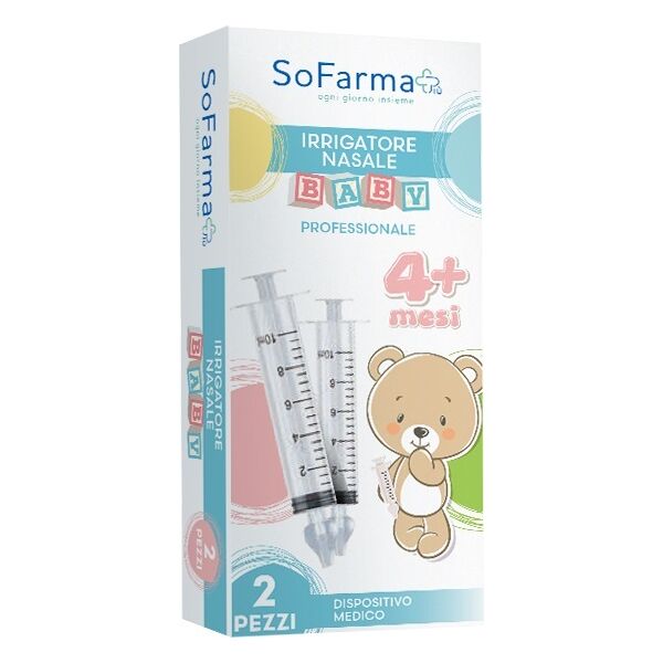 sofarmapiu' irrigatore nasale baby 2pz sf+