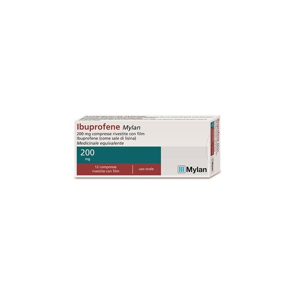 mylan spa ibuprofene 12 compresse rivestite 200mg mylan