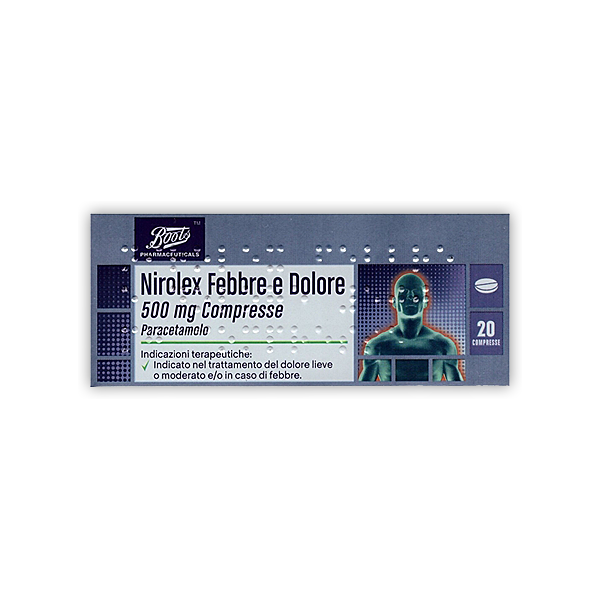 almus srl nirolex febbre dol*20cpr 500mg