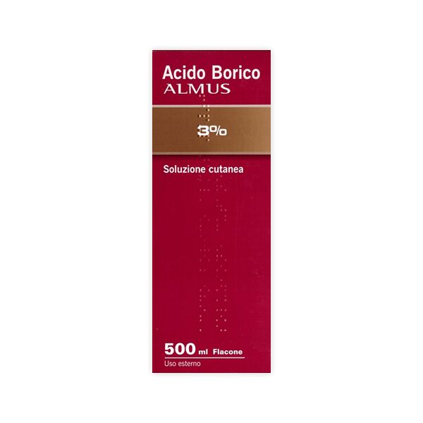 almus srl acido borico almus*3% 500ml