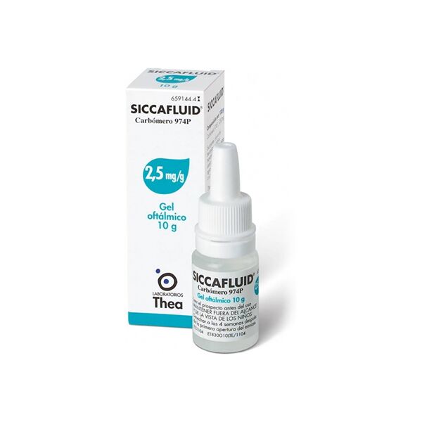 thea farma spa siccafluid gel oftalmico 10 g 2,5 mg / g