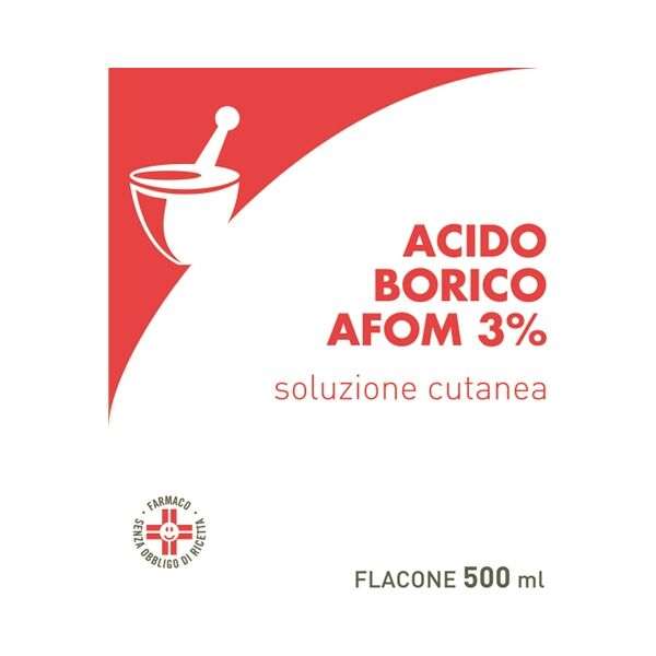 montefarmaco otc spa acido borico afom*3% 500ml