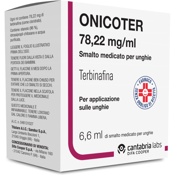 sandoz spa onicoter*smalto med 1fl 6,6ml