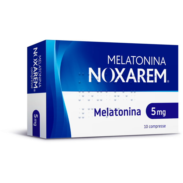 vemedia manufacturing b.v. melatonina noxarem 5 mg, 10 comprese