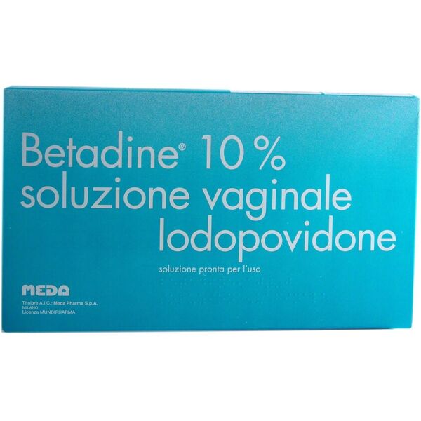 viatris healthcare limited betadine soluzione vaginale 5flaconcini + 5fialoidi + 5cannule vaginali