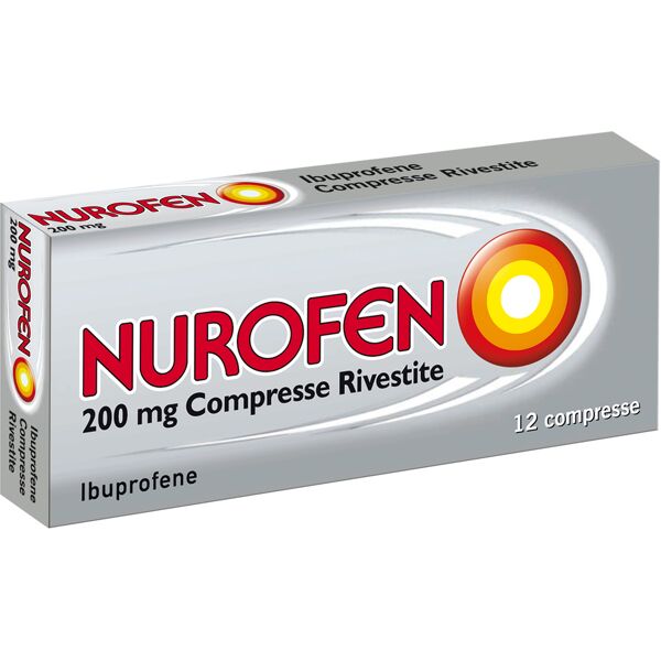 reckitt benckiser h.(it.) spa nurofen 200mg 12 cpr ibuprofene azione antinfiammatoria e antidolorifica contro febbre, mal di testa,  dolori muscolari e articolari