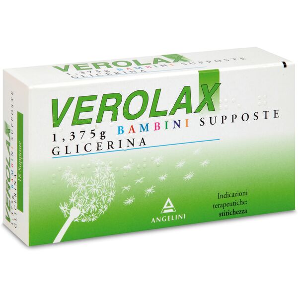 angelini ch verolax bambini 18 supposte 1,375g