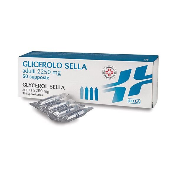 sella srl glicerolo adulti 50 supposte 2250mg