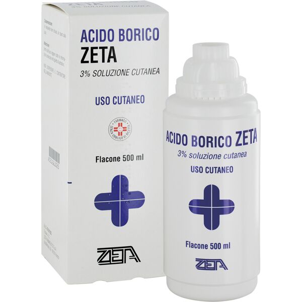 zeta acido borico 3% 500ml