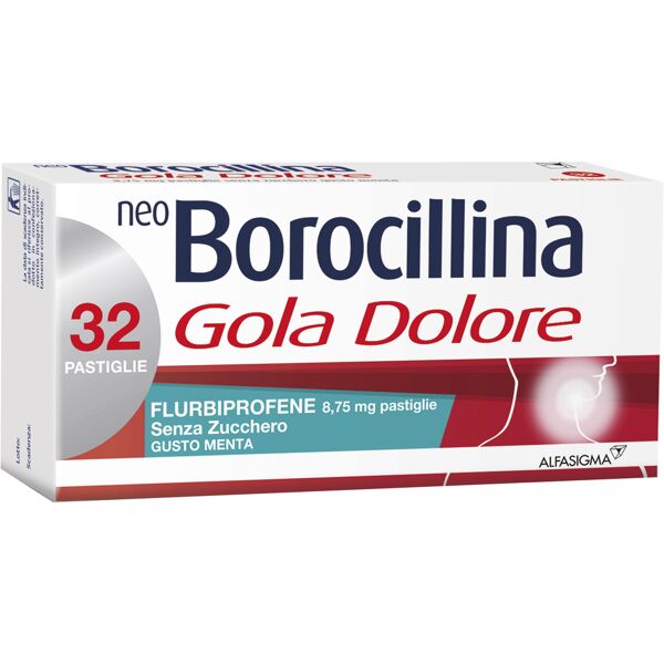 alfasigma spa neoborocillina gola dolore 32 pastiglie senza zucchero