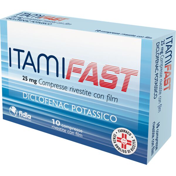 fidia farmaceutici spa itamifast 10 compresse rivestite 25mg