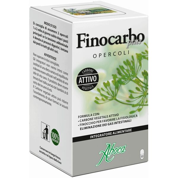 aboca spa societa' agricola finocarbo plus 50 opercoli 25 g